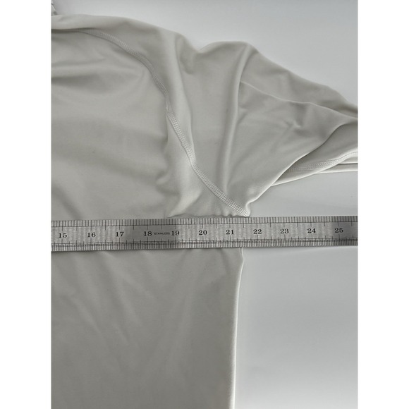 KJUS Feel Half Zip Large White Stretch Active Outdoor Base - Picture 12 of 15